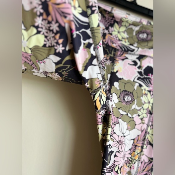 Free People FP Movement Floral Leggings XS - Picture 6 of 7